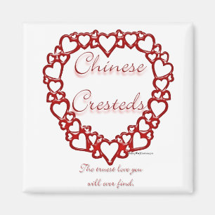 Chinese Crested True Love Magnet