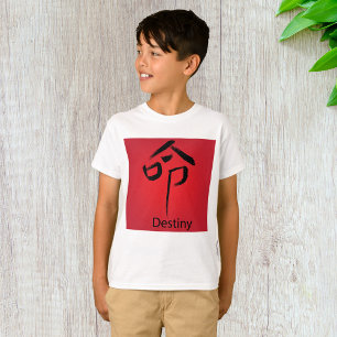 Chinese Destiny Symbol Calligraphy T-Shirt