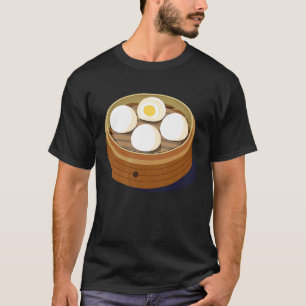 Chinese Dim Sum Sweet Bun Foodie T-Shirt