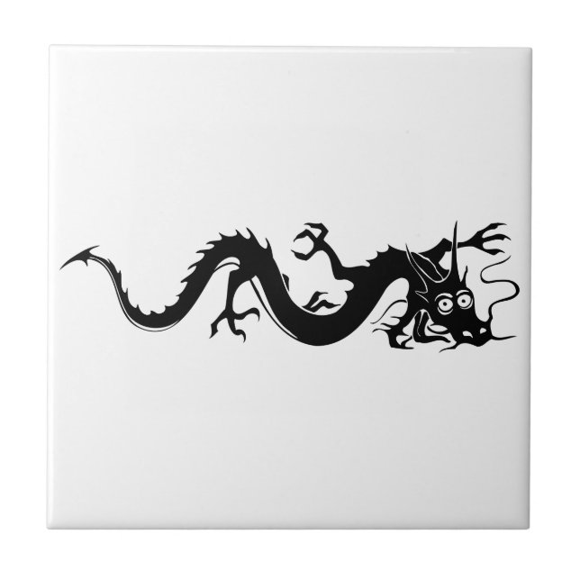 Chinese Dragon (10) Tile (Front)