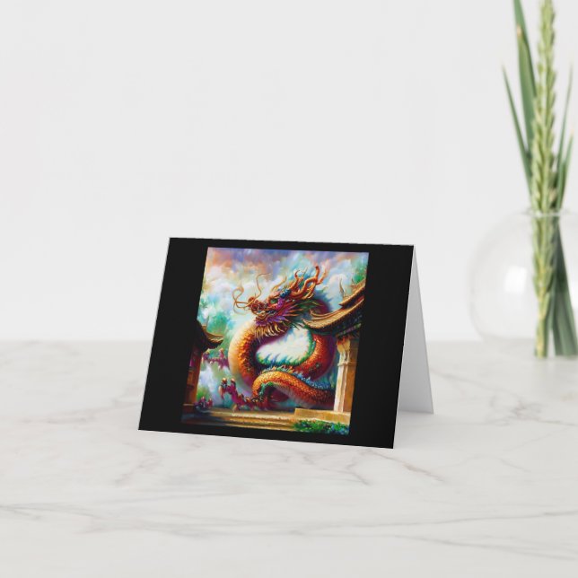 Chinese Dragon (6) Card (Front)