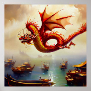 Chinese Dragon (9) Poster