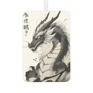 Chinese Dragon Art | Mythical Beast Illustration Air Freshener
