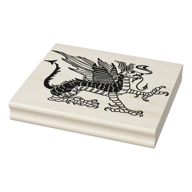 chinese dragon art stamp (Stamp)
