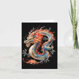 Chinese Dragon Asian Mythology Zodiac Card