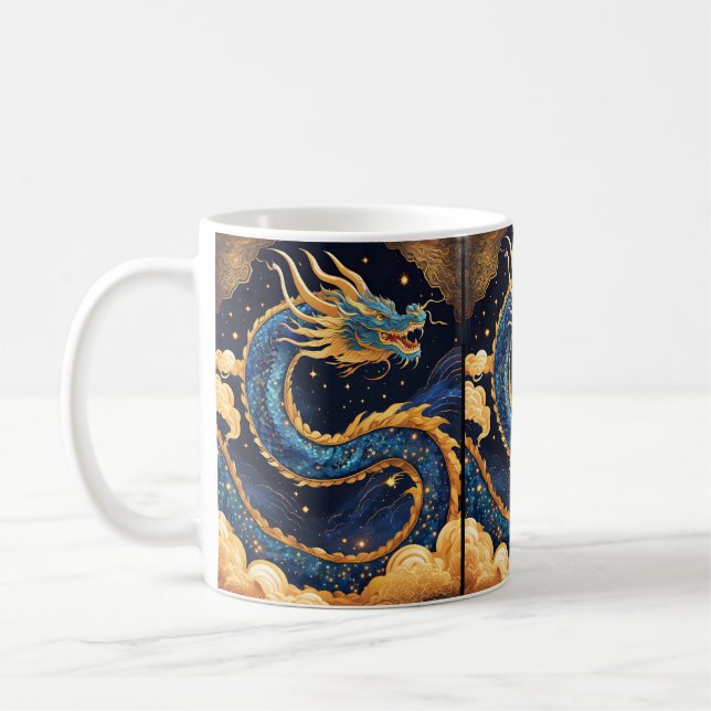 chinese dragon coffee mug (Left)
