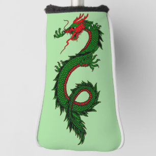 Chinese dragon golf head cover