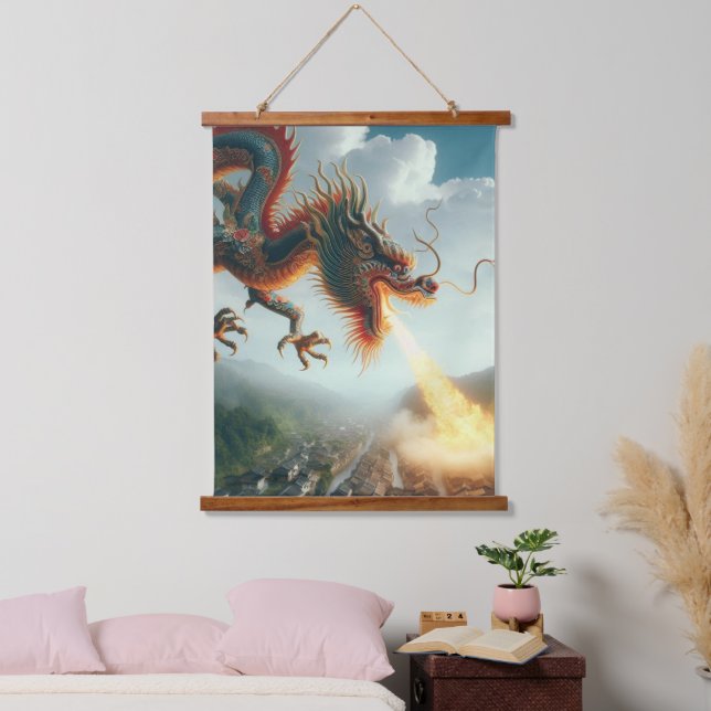 Chinese Dragon  Hanging Tapestry (Bedroom)
