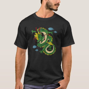 Chinese Dragon Illustration China Mythology T-Shirt