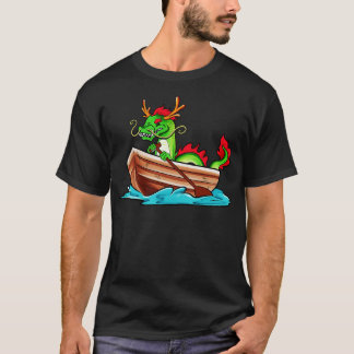 Chinese dragon in boat dragon boat T-Shirt
