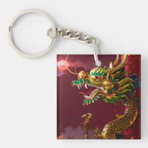 Chinese dragon keychain