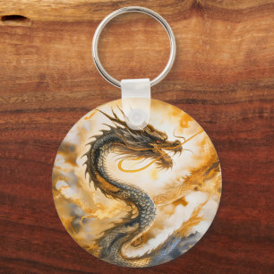 Chinese Dragon Keychain