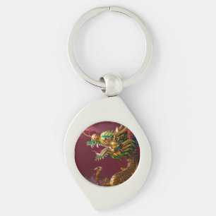 Chinese dragon keychain