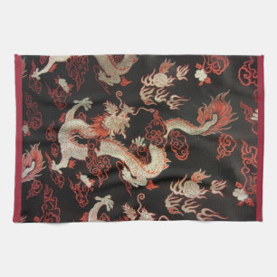 Chinese Dragon Kitchen Towel