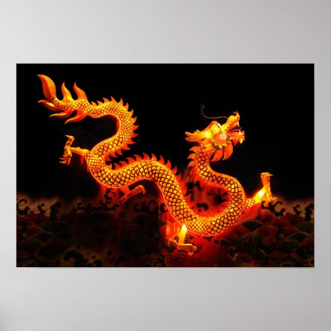 Chinese Dragon Lantern Poster (Front)