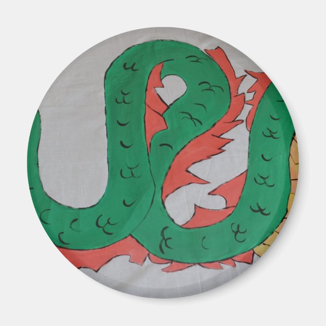 Chinese Dragon Magnet (Front)