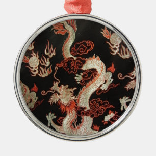 Chinese Dragon Metal Ornament