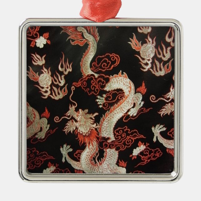 Chinese Dragon Metal Ornament (Front)