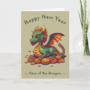 Chinese Dragon New Year Card