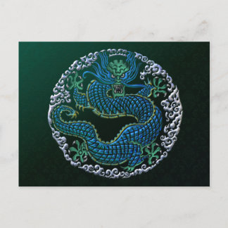 Chinese Dragon Ornament Postcard