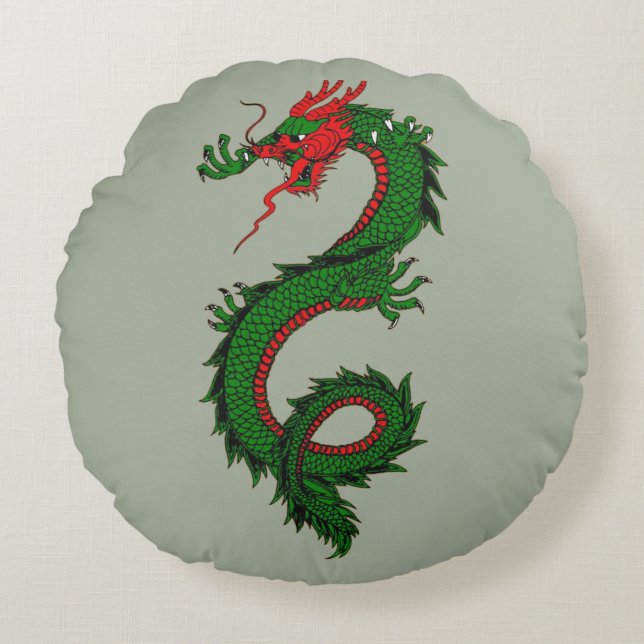 Chinese dragon pillow (Front)