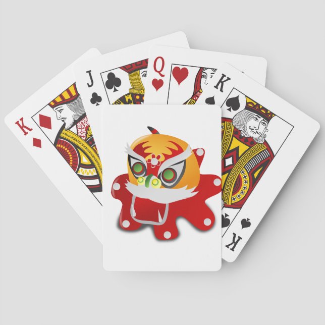 chinese dragon playing cards (Back)