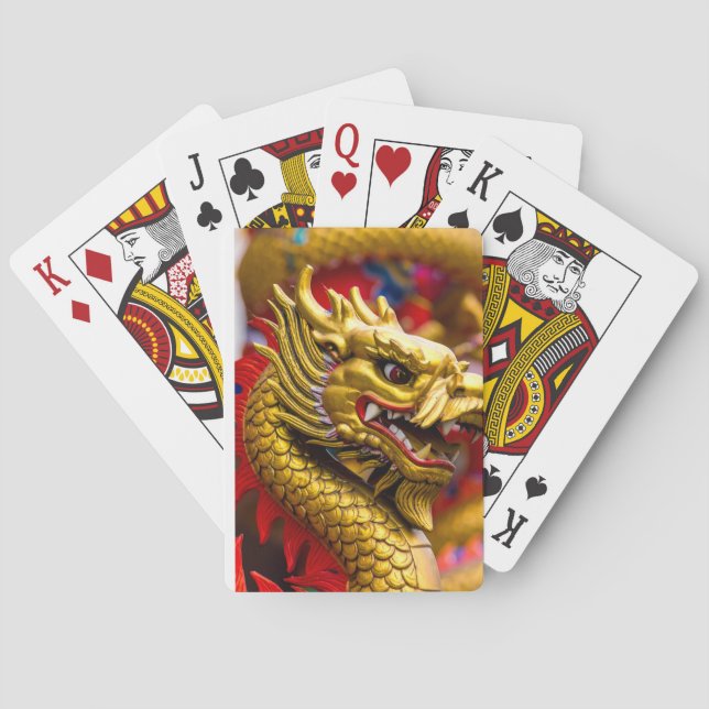 Chinese Dragon Playing Cards (Back)