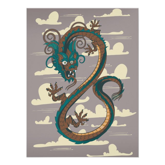 Chinese Dragon Poster (Front)