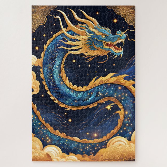 chinese dragon puzzle  (Vertical)
