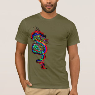 chinese Dragon red fire Design gift idea dragon T-Shirt