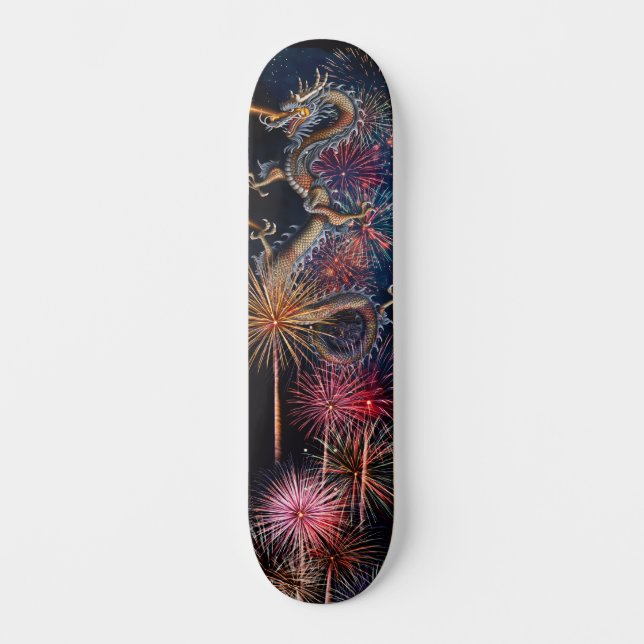 Chinese Dragon Skateboard (Front)