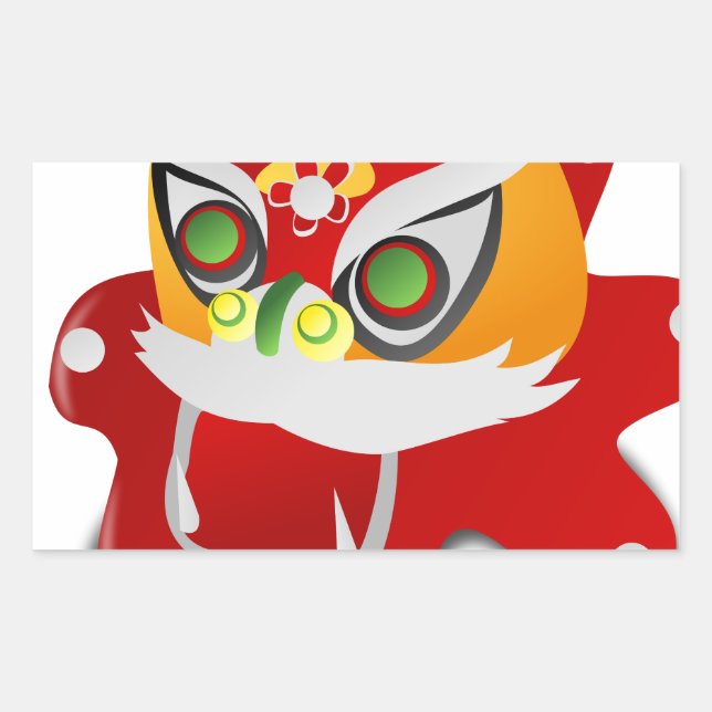 chinese dragon sticker (Front)