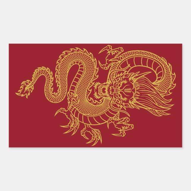 Chinese Dragon Sticker (Front)