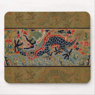 Chinese Dragon Symbol Antique Asian Mouse Pad