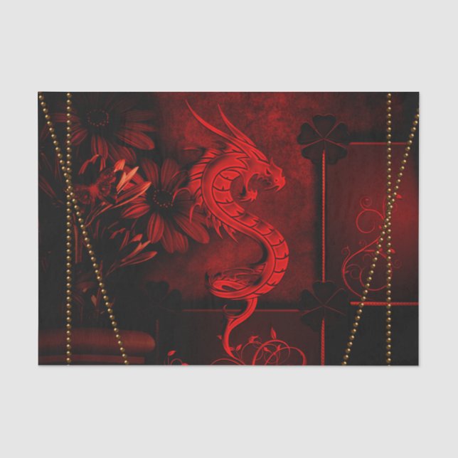 Chinese dragon tissue paper (Front)