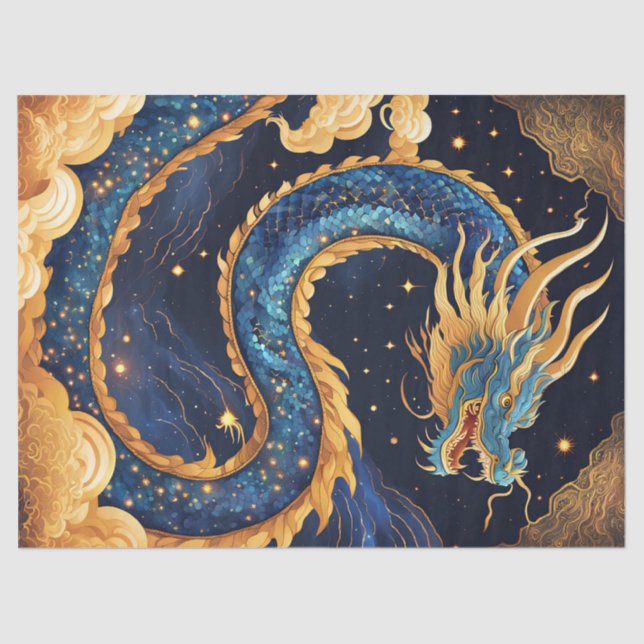chinese dragon tissue paper (Front)