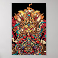 Chinese dragon totem, tattoo art
