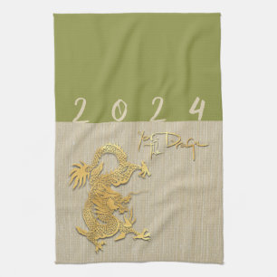 Chinese Dragon Year 20214 choose colour KT Kitchen Towel