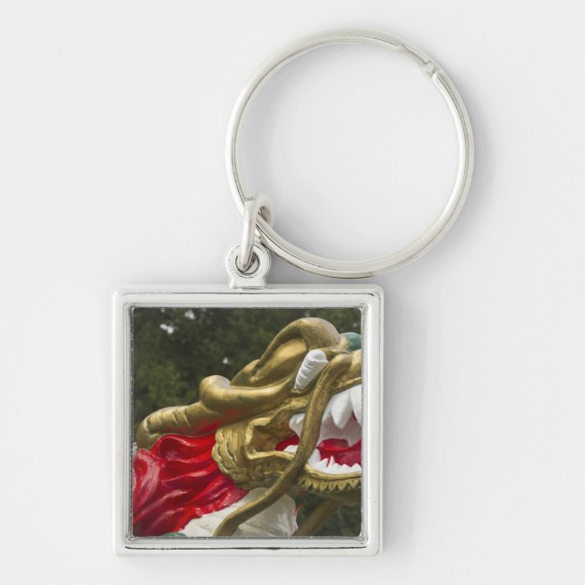 Chinese dragonboat figurehead, Stanley Park Keychain (Front)