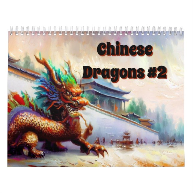 Chinese Dragons #2 Calendar (Cover)