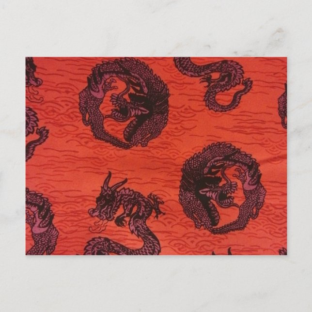 Chinese Dragons Postcard (Front)