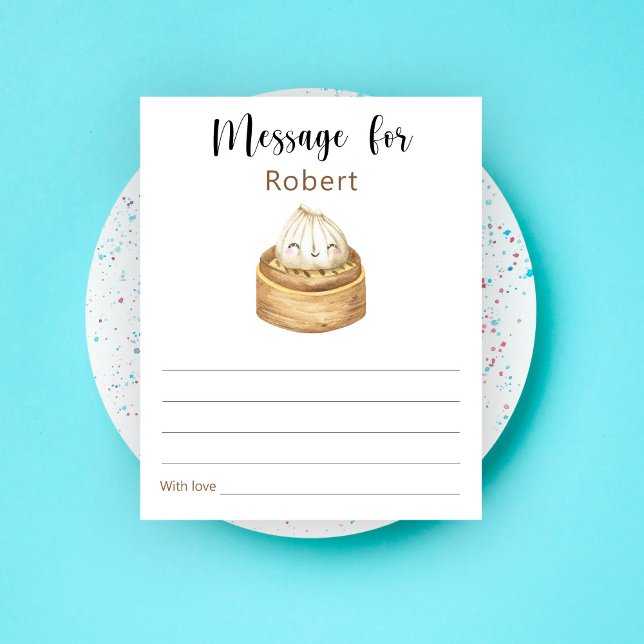 Chinese dumpling birthday time capsule message (Creator Uploaded)