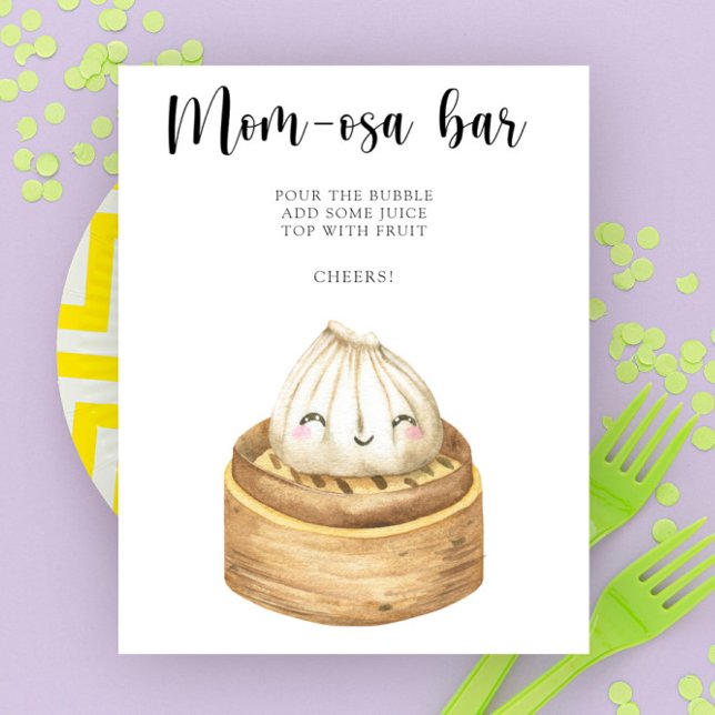 Chinese dumpling - Momosa bar Poster (Creator Uploaded)