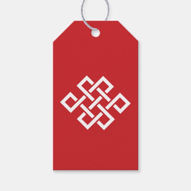 Chinese Elegance in Cherry Gift Tag (Front)