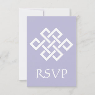 Chinese Elegance in Lavender RSVP Card