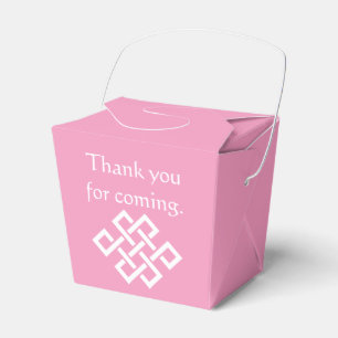 Chinese Elegance in Petal Pink Favour Box