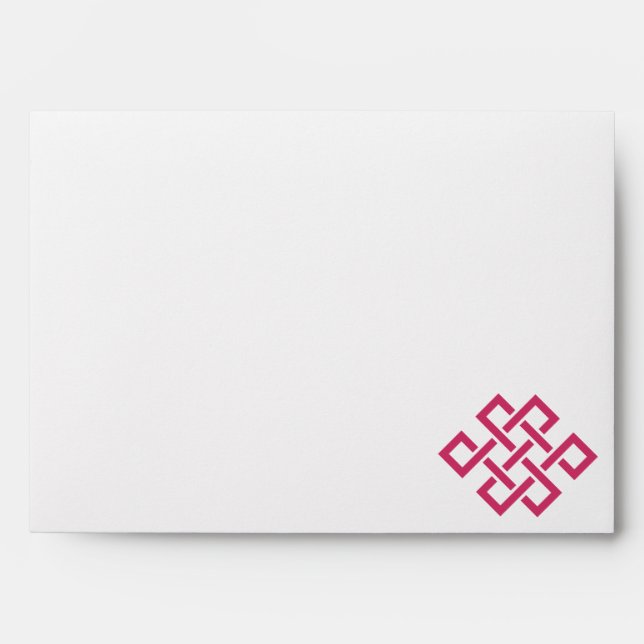 Chinese Elegance in Raspberry Envelopes (Front)