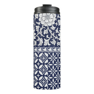 Chinese Elegance: Seamless Ornament Thermal Tumbler