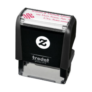 Chinese Elegance Self-Inking Address Stamp
