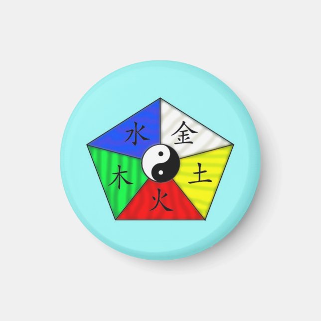 Chinese Elements Magnet (Front)